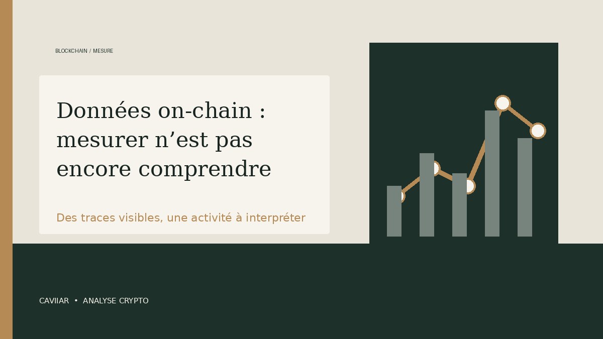 Illustration d’un graphique de transactions blockchain dont les mesures nécessitent une interprétation