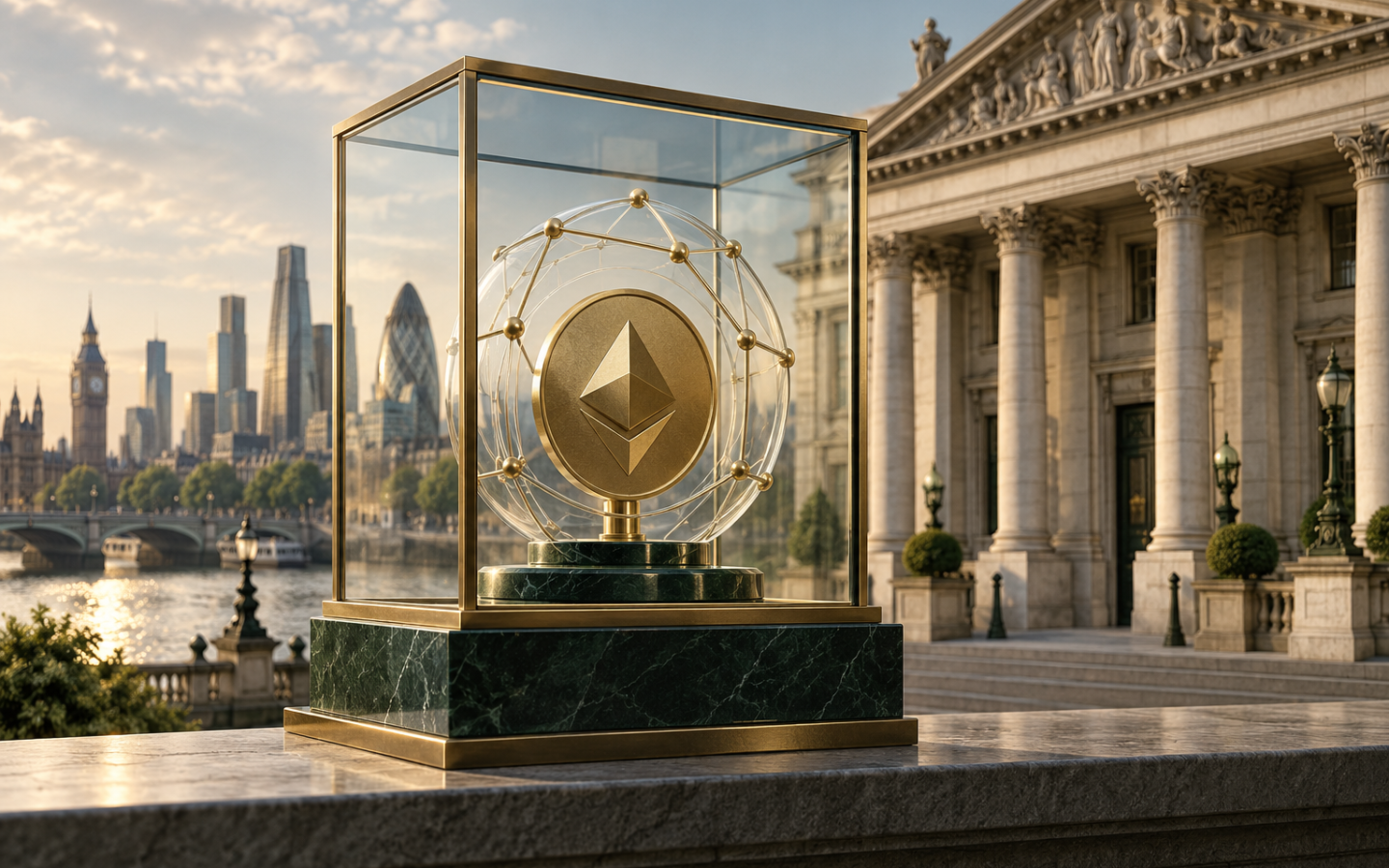 Illustration éditoriale du nouveau régime d’autorisation crypto britannique